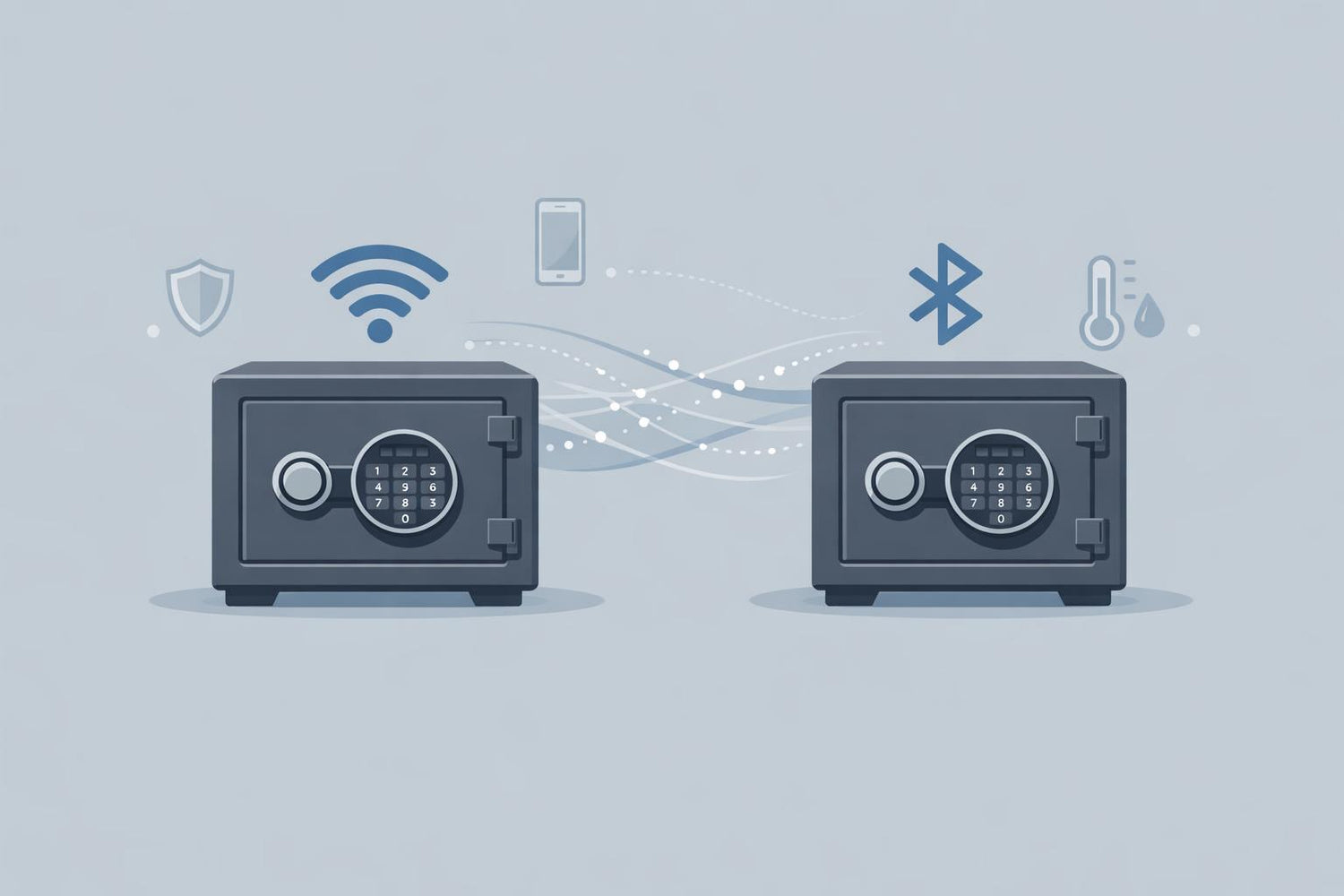 bluetooth safe,smart safe,wi-fi safe