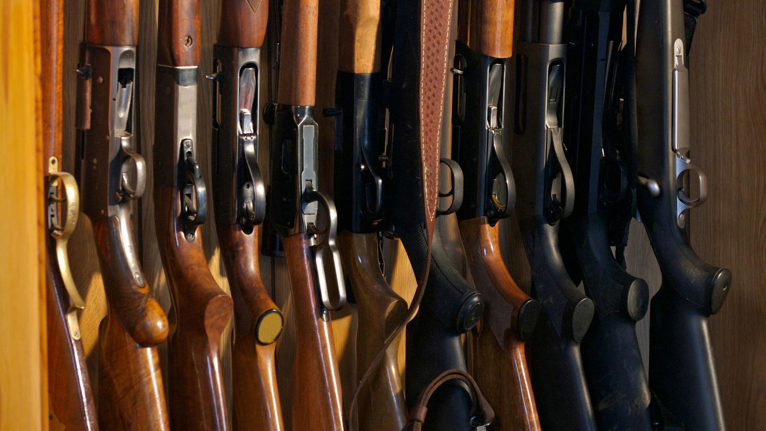 efficient firearm storage,gun rack placement,safe organization