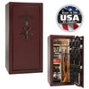 Lincoln 25 OPTIONS_HIDDEN_PRODUCT Liberty Safe Burgundy Marble / Beige Velour / Black Chrome Hardware / Mechanical Lock